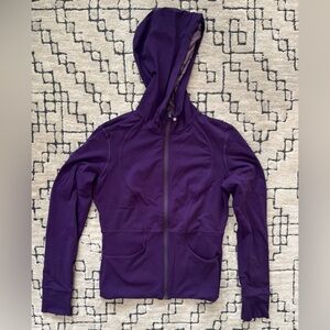 Lululemon Athletica Deep Purple Zip-Up Hoodie